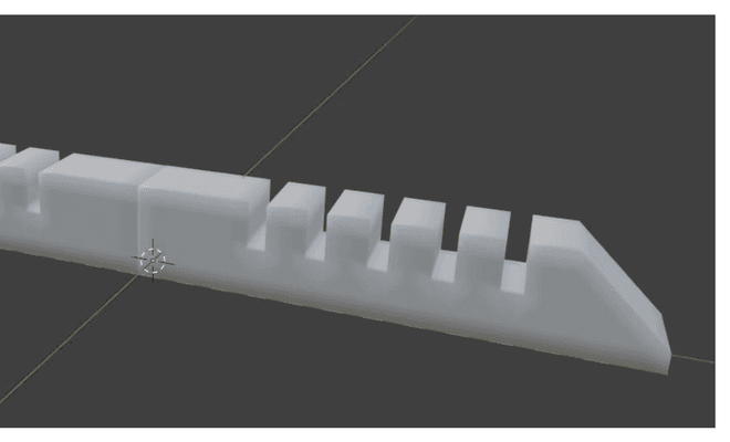 Soft gripper finger generated from parameters
