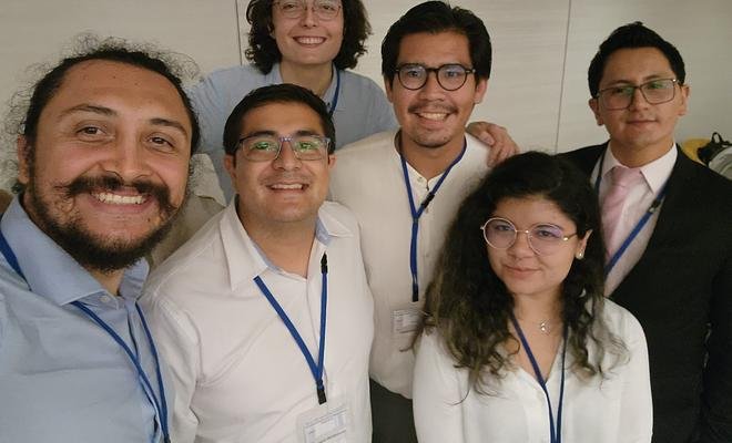 Members of the RobioLab team at IEEE ARSO 2025 in Osaka