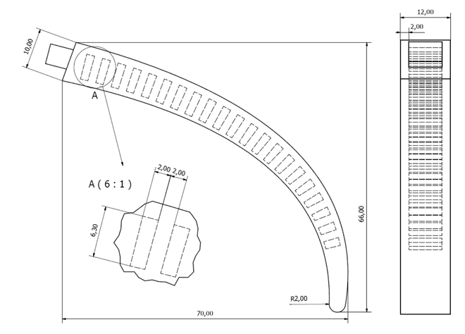 Tentacle geometry