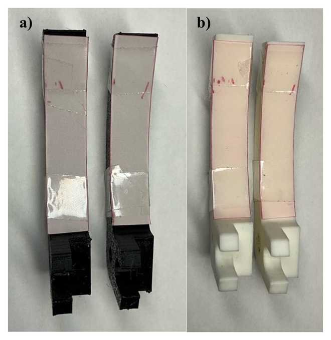 Pressure film after the test